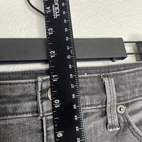 Universal Thread Womens Jeans Size 12 Gray Distressed High Rise Skinny Leg - Picture 6 of 16
